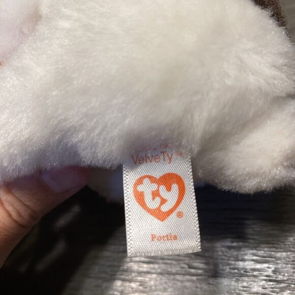 TY PORTIA Boston Terrier Puppy Dog 6” Stuffed Animal Toy VelveTy - Picture 6 of 7